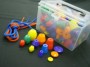 Lacing beads (4 variety shape in 6 colors)